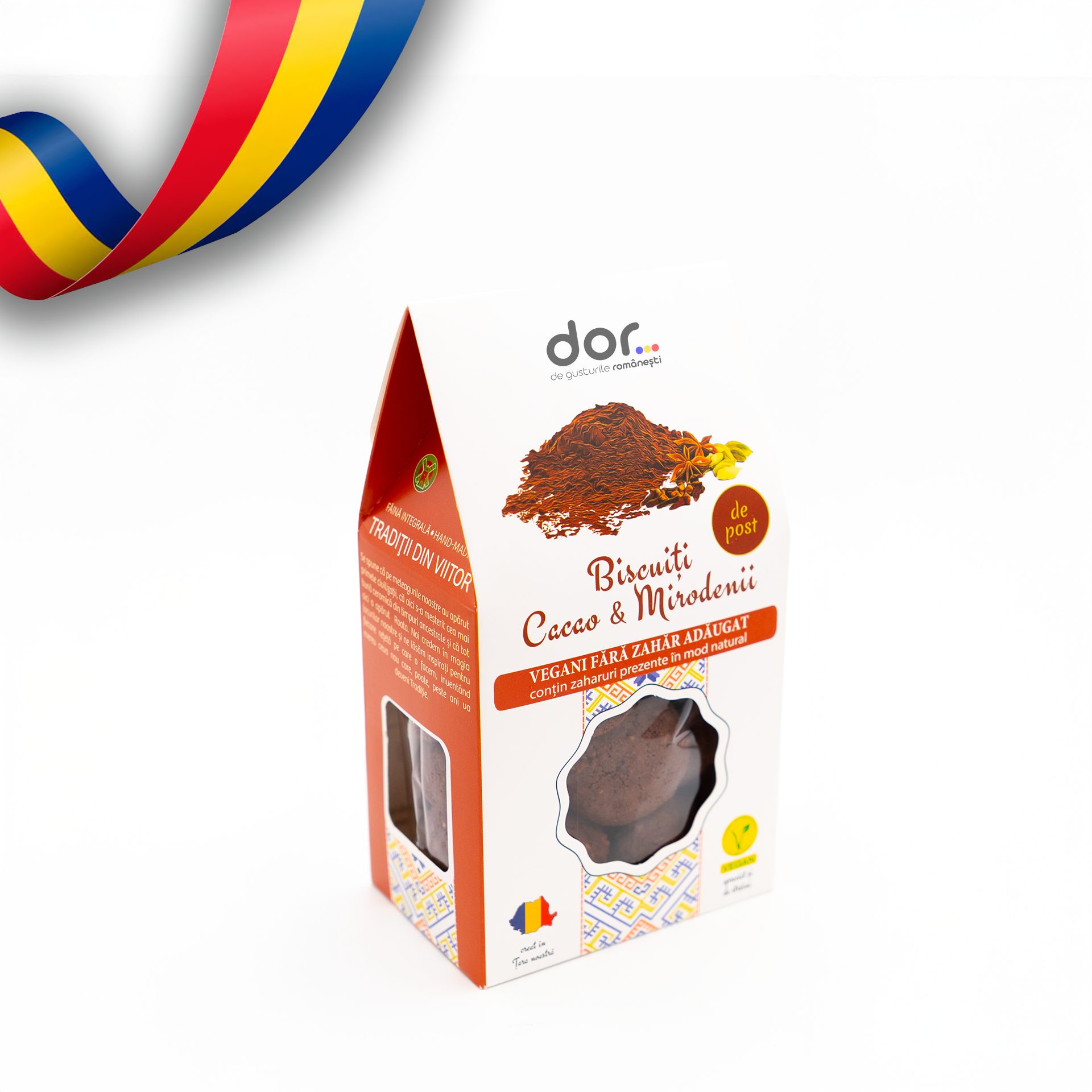 BISCUITI CACAO & MIRODENII 130GR